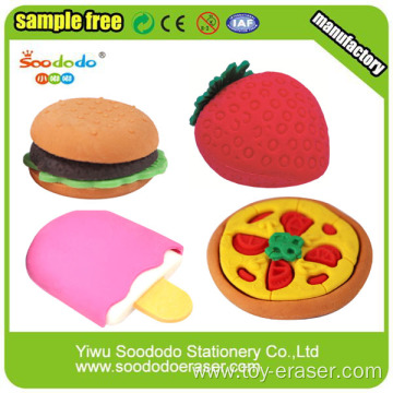 Promotional Food Shapes Pencil Erasers